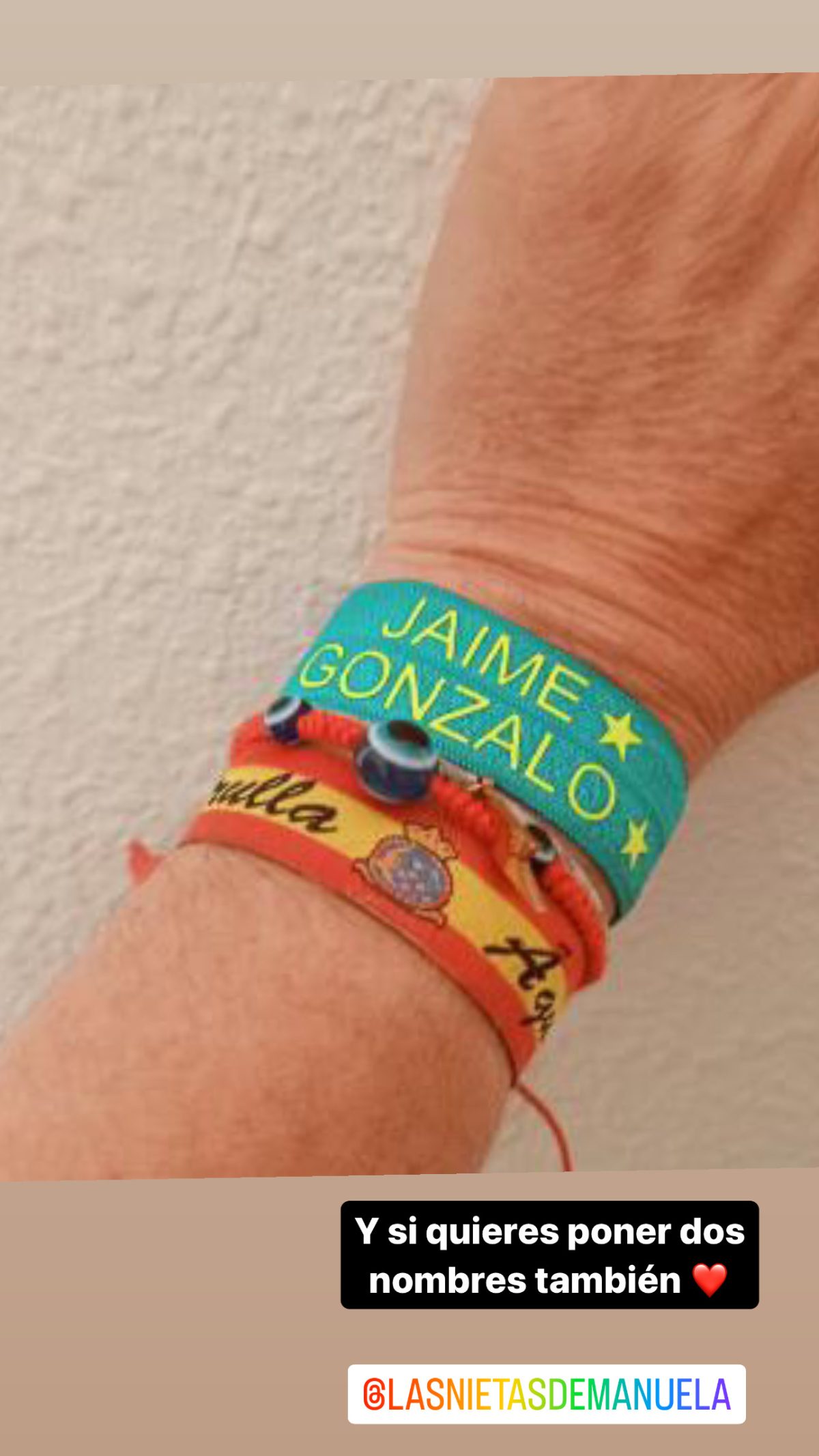 PULSERA GOMA CON NOMBRE ELASTICA - Imagen 12